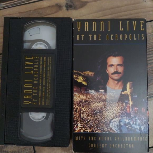 Yanni Live At The Acropolis VHS with The Royal Philharmonic Concert Orchestra - Picture 4 of 4